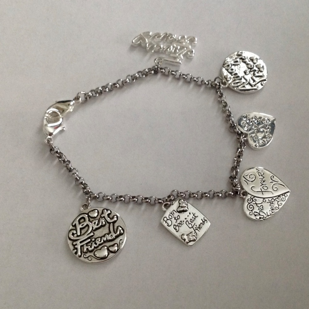 Artisan's Silver BFF charm bracelet - Picture 2 of 4